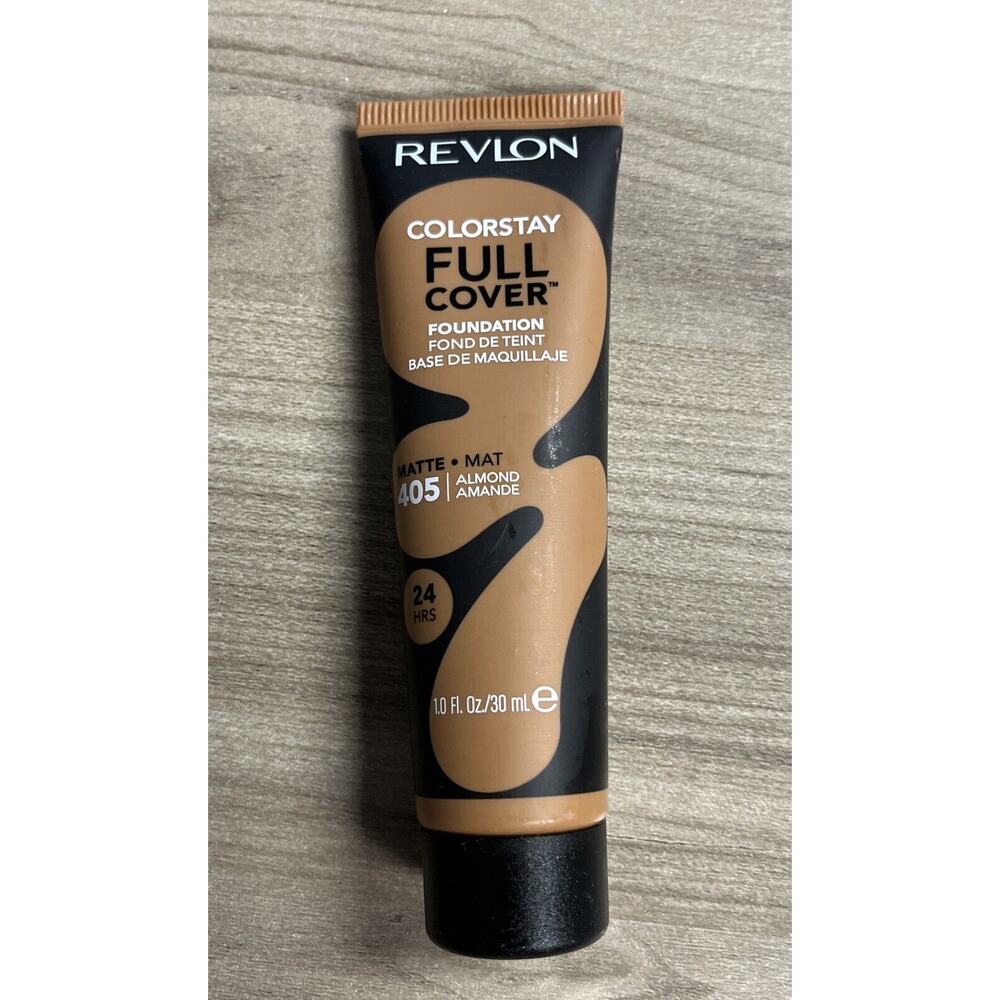 Revlon ColorStay Full Cover Foundation Matte 405 Almond 1 fl oz 24 Hrs